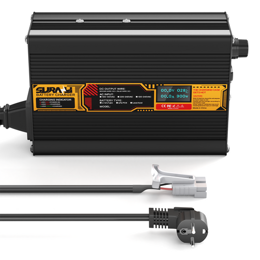 Suraziki Lithium 84V 2A Battery Charger for 74V 72V Lithium-ion polymer batteries, LED Display, Full Protection，Aluminum alloy shell